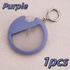 1pcs 25ml Round Card Plastic Perfume Bottle With Silicone Protective Cover Hook Travel Dispenser Bottle Refillable Cosmetic Tool