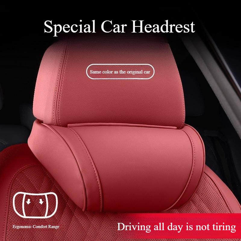 Memory Cotton Car Headrest Lumbar Support Driver's Seat Cushion Head And Neck Protection Pillow for Car Seat Accessories