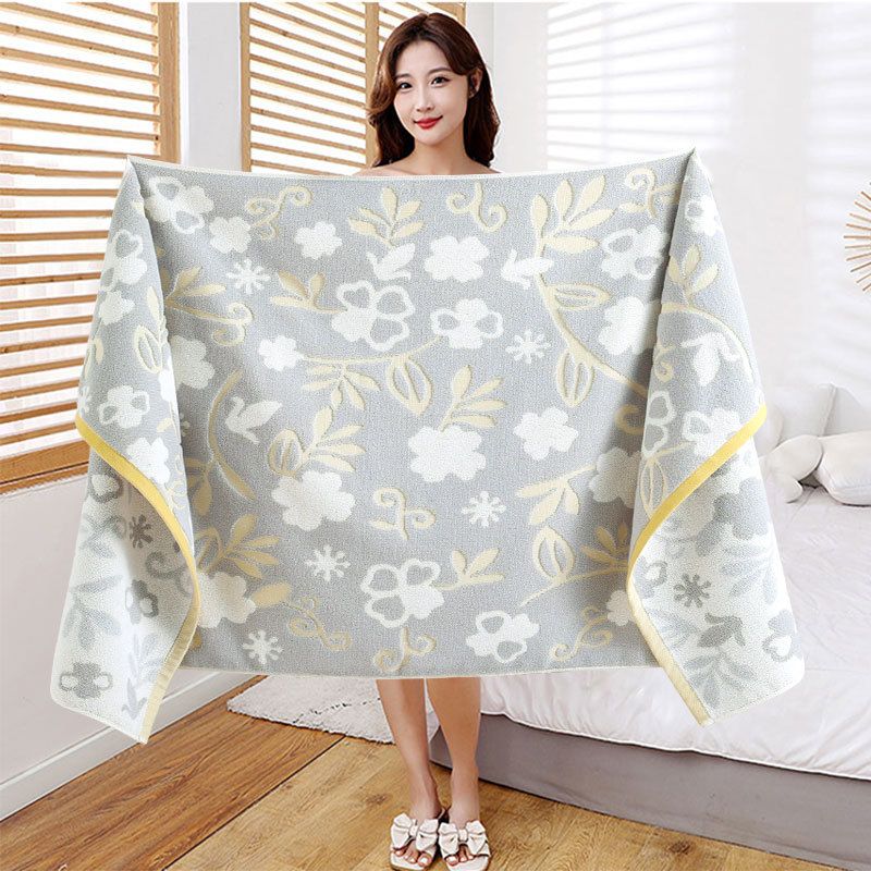 Bath Towel Cotton Adult Absorbent Large Bath Towel New Model for Showering