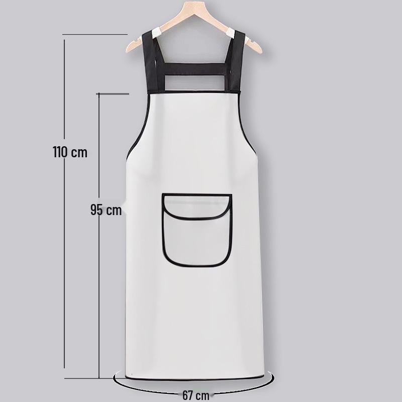 Waterproof Oil Apron - Adult Size for Kitchen, Seafood Cooking, Dishwashing, and Restaurant Work