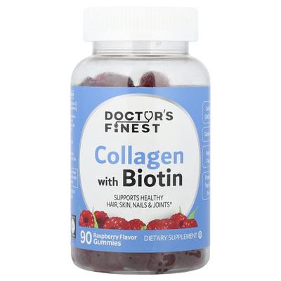 Gommose al Collagene con Biotina, Gusto Lampone, 90 Gommose