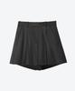UNTAGE Wool Inverted Box Pleated Shorts (Black)_Uth-Sp11