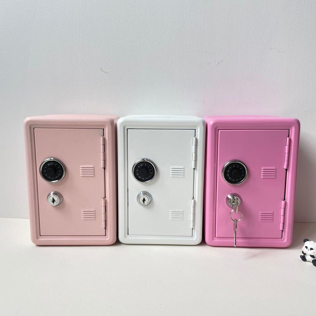 Creative Children's Coin-Operated Mini Safe Piggy Bank Cash Savings Box
