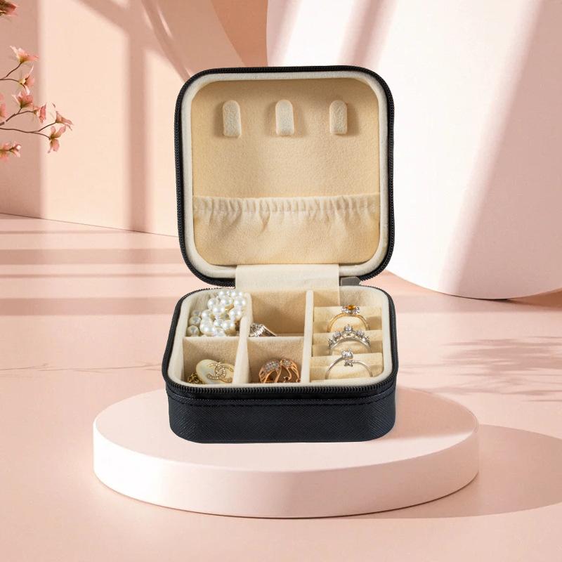 Portable Jewelry Box European Princess Travel Korean Hand Jewelry Jewelry Bag Earrings Ring Small Storage Box