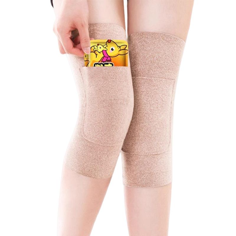 German Velvet Pocket Knee Pads To Keep Warm, Thick Anti-slide Knee Pads for Sports To Protect The Whole Leg, Knee Joints, Old Cold Legs, and Thighs.