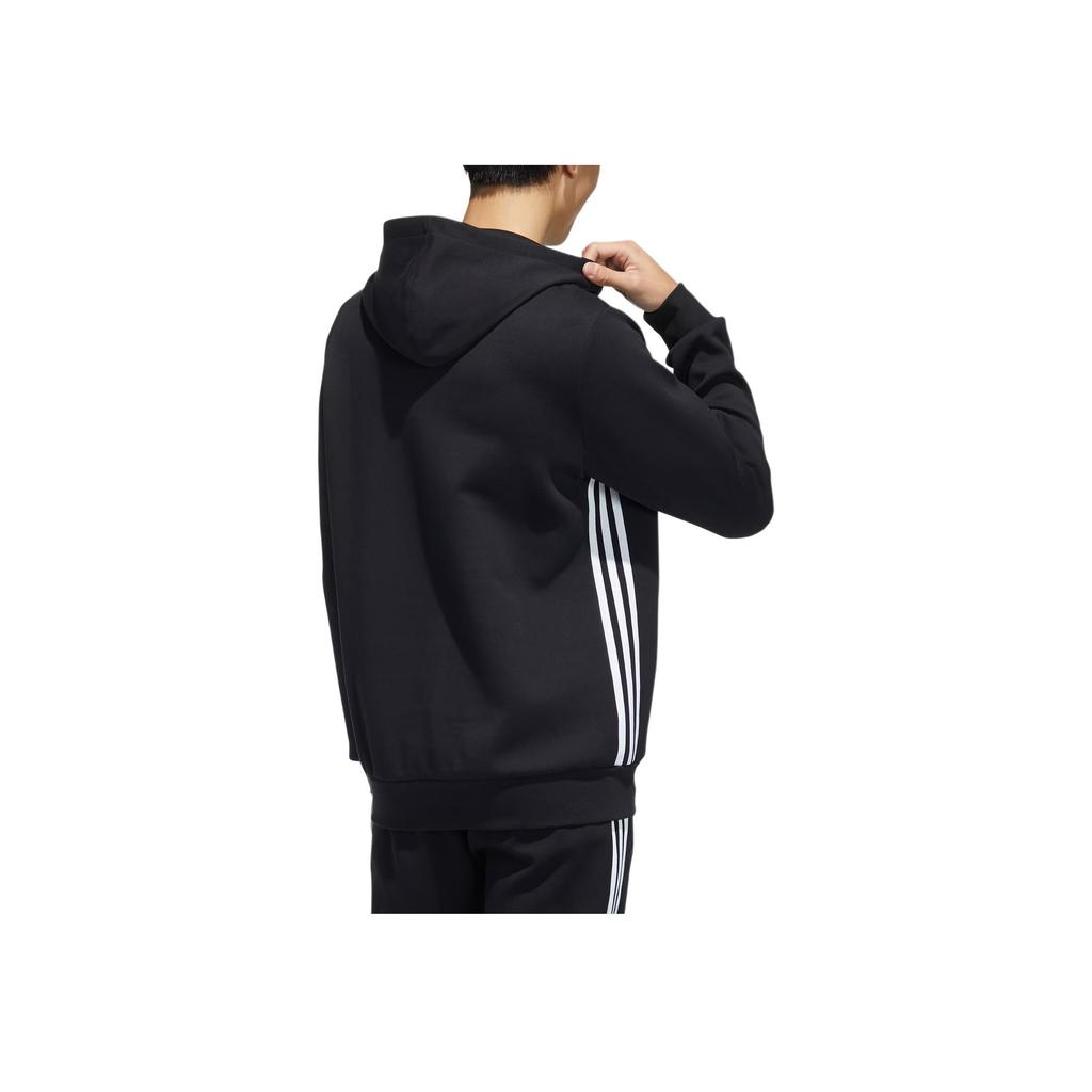 Adidas Pánská sportovní mikina s kapucí Neo Cartoon Vzor Černá HD7296