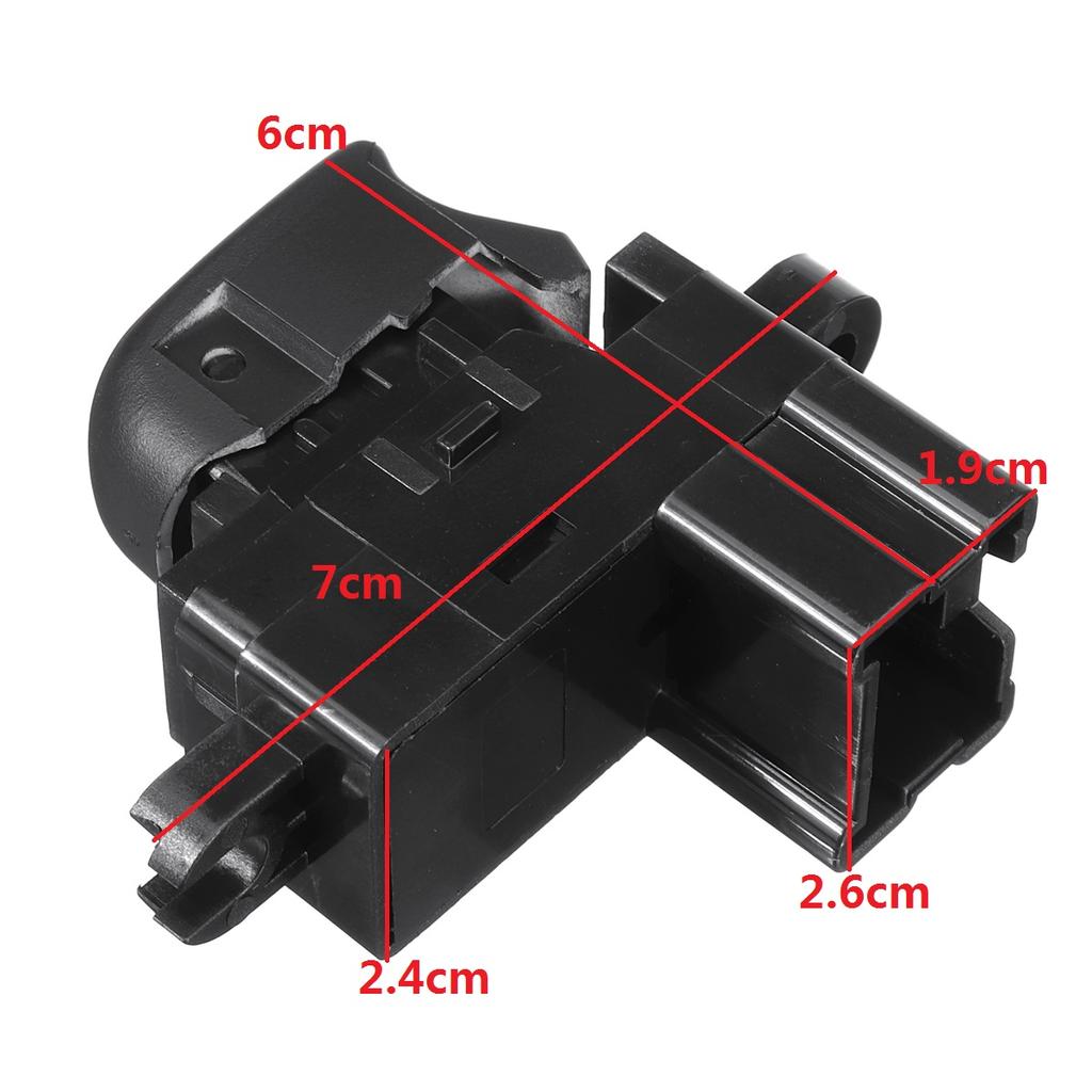 Auto Power Window Switch With Red LED For Nissan Qashqai J11/Altima/Sylphy/Tiida/X Trail #25401 3SH0A,25401 1KA0A