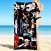 1Pc Rock Roll Legends Beach Towel, Quick Dry, Multi-Use for Beach Pool Gym Yoga Home Travel, Christmas, Halloween, Xmas Gift M92884