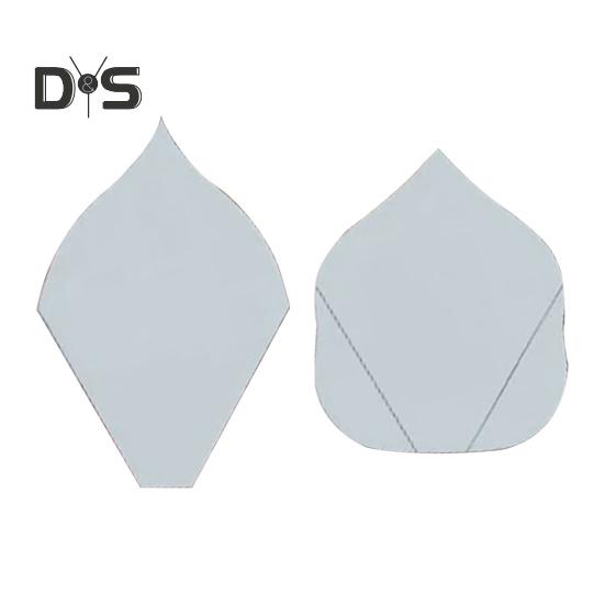 

Шаблон подсвечника своими руками. Изготовление акрилового шаблона. Трафарет для квилтинга. Вырезанный по сгибу шаблон для шитья подсвечника в виде цветка. 5inch