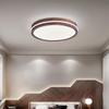 Solid Wood North American Walnut Ceiling Lamp with Full Spectrum Eye Protection for Living Room and Bedroom