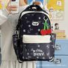 Schoolbag1011 New Junior High School Schoolbag Korean Cute College Style Backpack Large-capacity Color Matching Schoolbag Customization