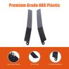 2-piece set ABS Material Car D-pillar decorative strip For Toyota Prado 2024+ Replacement accessories