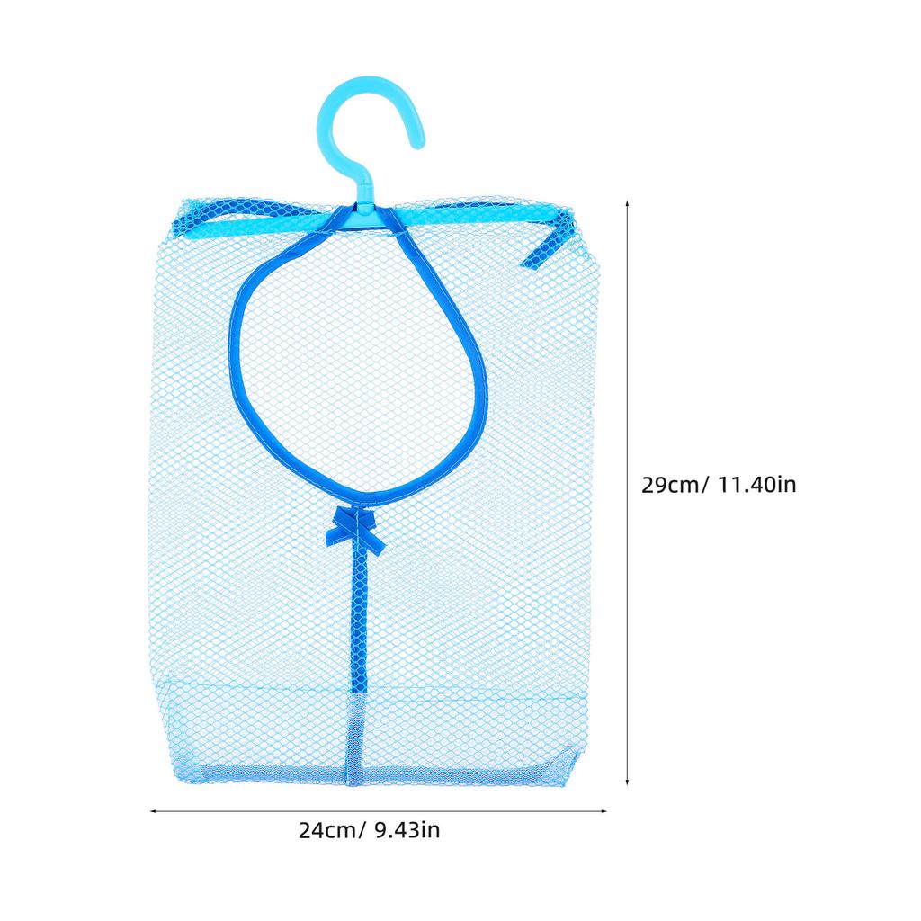 Mesh Laundry Hanging Bag Clothespin Storage Bag Bathroom Organizer Multipurpose Travel Dirty Clothes Holder Shower Storage