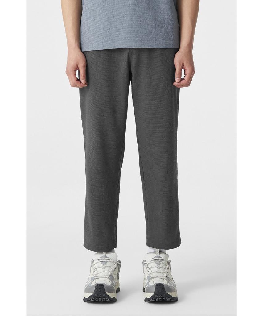 Koolongseupocheu Men'S Seersucker Tapered Fit Pants (Set-Up) Tlpnm26581Dgy