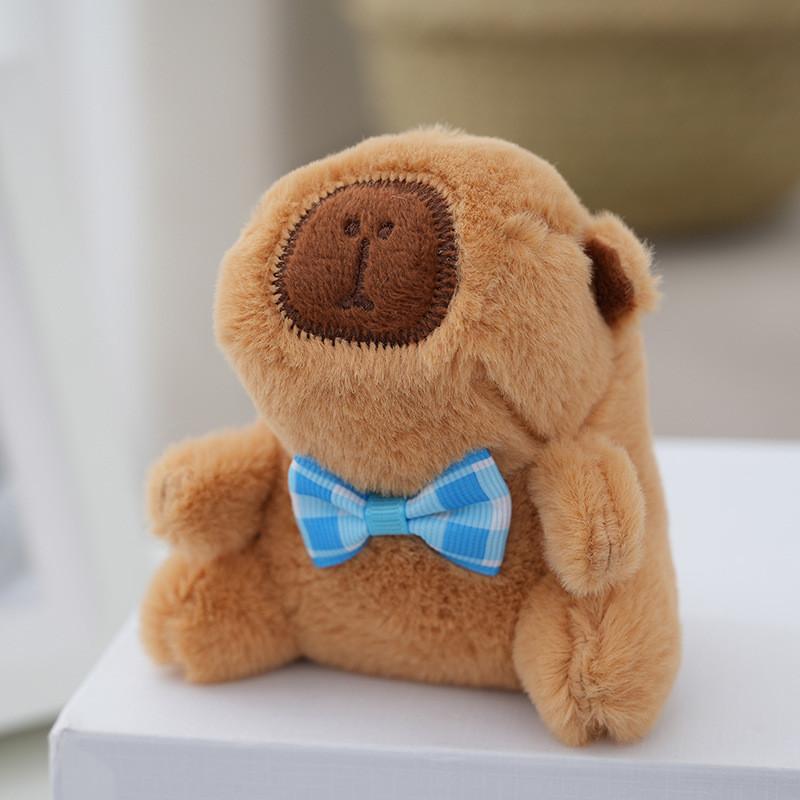 Capybara Plush Toy Keychain Cute And Comfortable Backpack Ornaments Hanging
