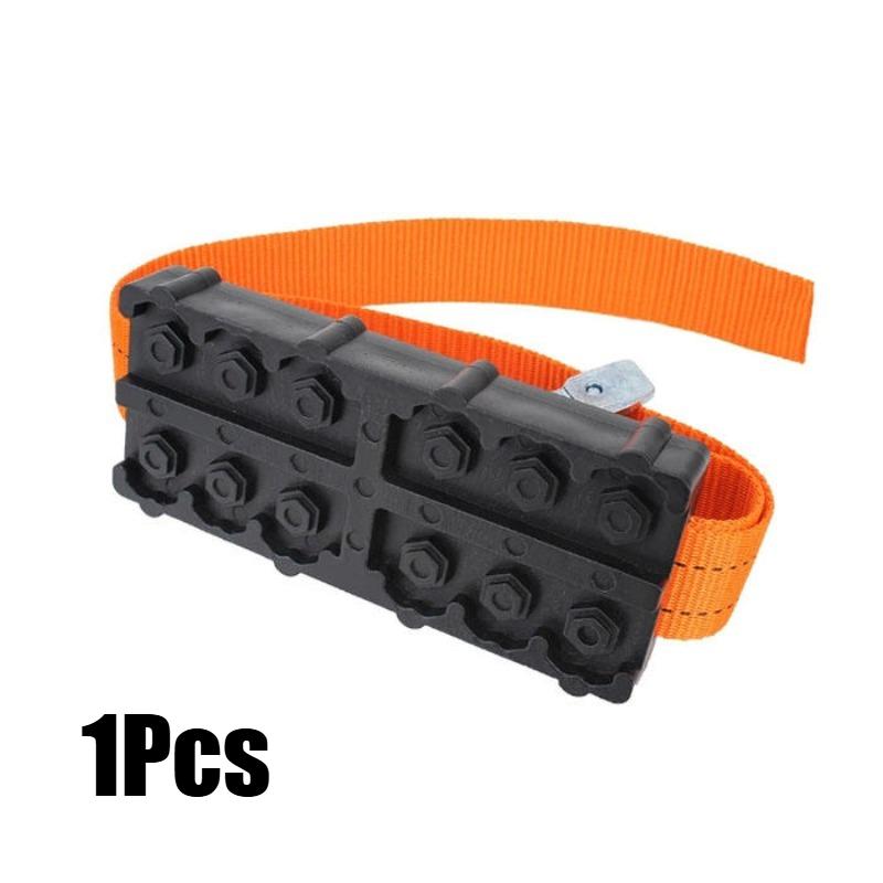 

1/2/4Pcs For Snow Mud Ice Tire Chain Straps Car Tire Traction Blocks Emergency Snow Mud Sand Durable PU Anti-Skid
