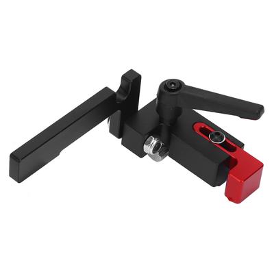 75 Type Miter Track Stop Aluminum Alloy T Track Stop Limiter Fence Chute Flip Stopper for Woodworking