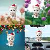 Accessories Acrylic Car Cartoon Cat Pendant Festive Vehicle Decoration Supplies