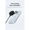 Hagibis Magnetic Cell Phone Cooler Universal Cooling Fan Mobile Phone Radiator for iPhone 17 Pro Black Shark Gaming Live Stream