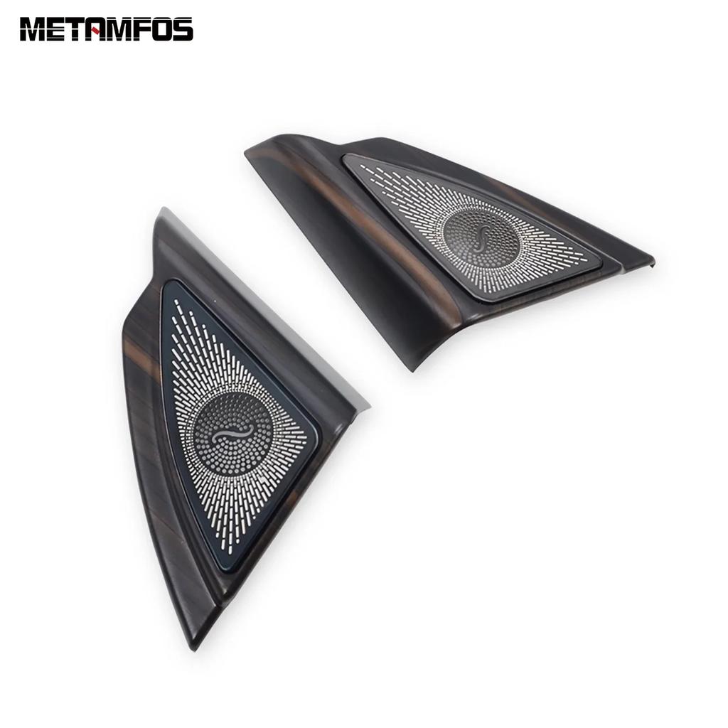 Accessories For Toyota Highlander Kluger XU70     2024 Matte Front Window Interior A Pillar Triangle Cover Trim