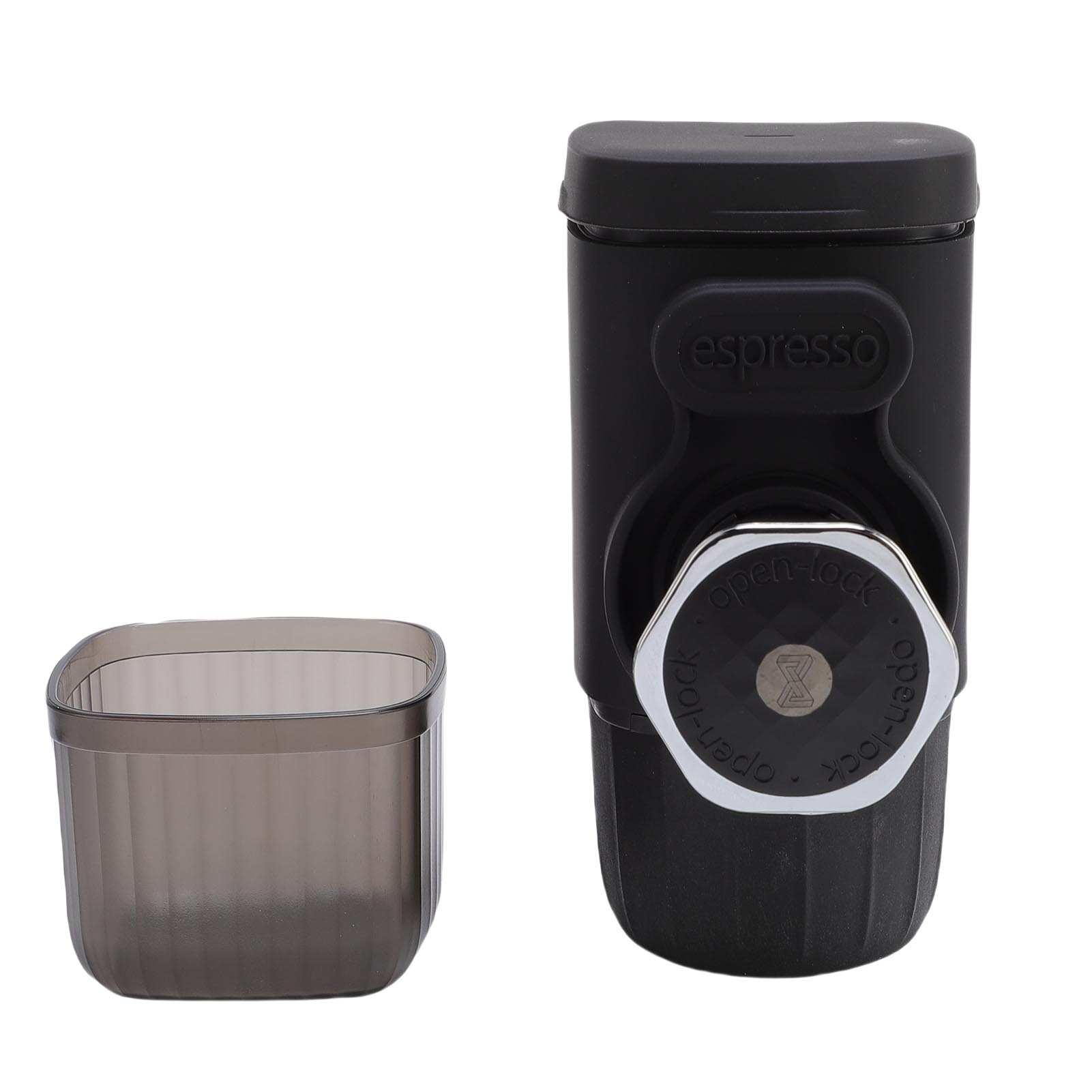 

Portable Coffee Maker Compatible with Ground Coffee Capsules Manually Operated Small Handheld Coffee NaMachine for Travel Camping