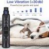 Dog Nail Grinder,Pet Nail Grinder for Dogs with LED Light,Nail Grinder for Quiet,Rechargeable Upgraded 2 Speeds Painless with Wheels Dog Nail Trimmers