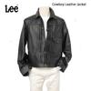 Lee COWBOY JACKET LEATHER Men's Black