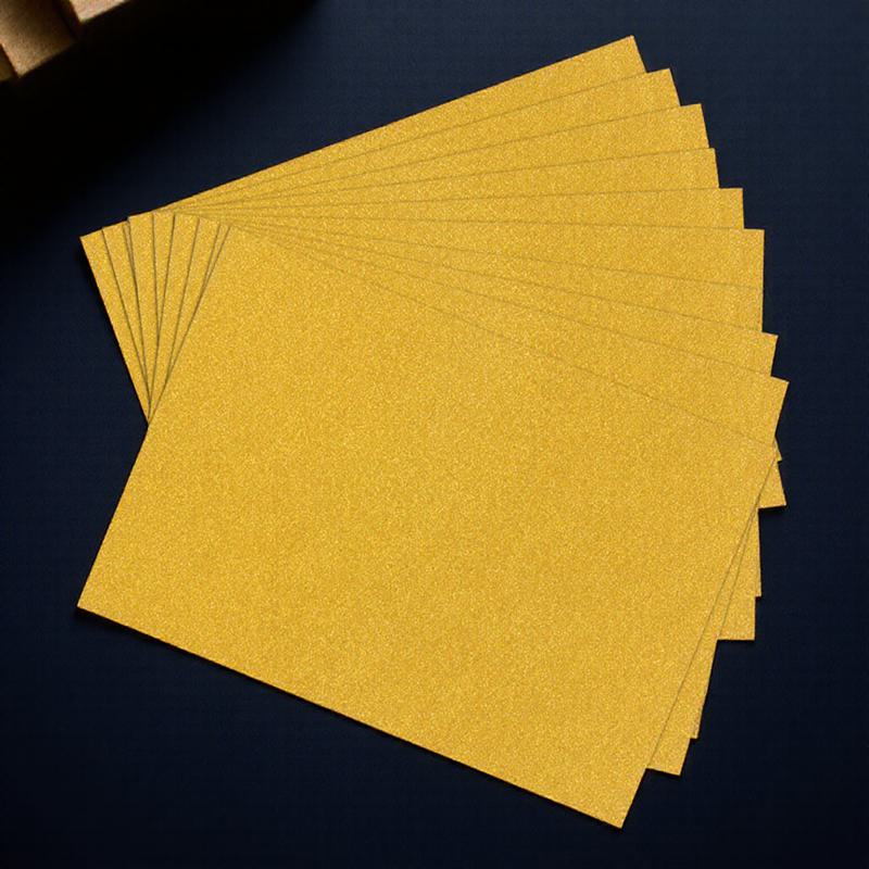 10 Piezas Papel Brillante de Alta Calidad Cartulina de Colores para Tarjetas de Manualidades DIY Scrapbooking Decoración Festiva Papel Brillante