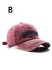 1 unisex all season wearing pure cotton washed letters Brooklyn1947 fashionable baseball cap