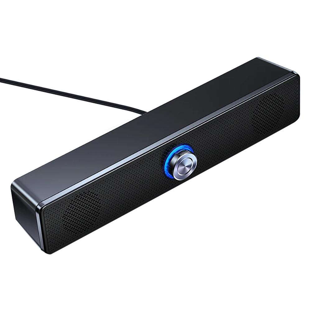 

YINDIAO A36 Knob Control ABS Desktop Wired Speaker Soundbar USB HiFi Music Loudspeaker A