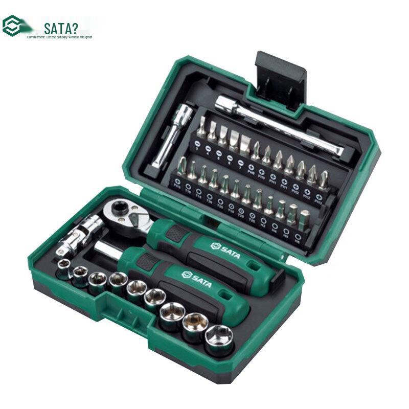 SATA 38-Piece Ratchet Wrench & Screwdriver Set