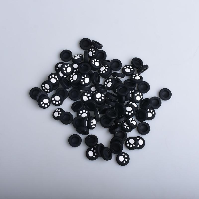 10Pcs Cute Cat Paw Soft Silicone Non Slip Thumb Grips For Lite Oled Daily Gaming