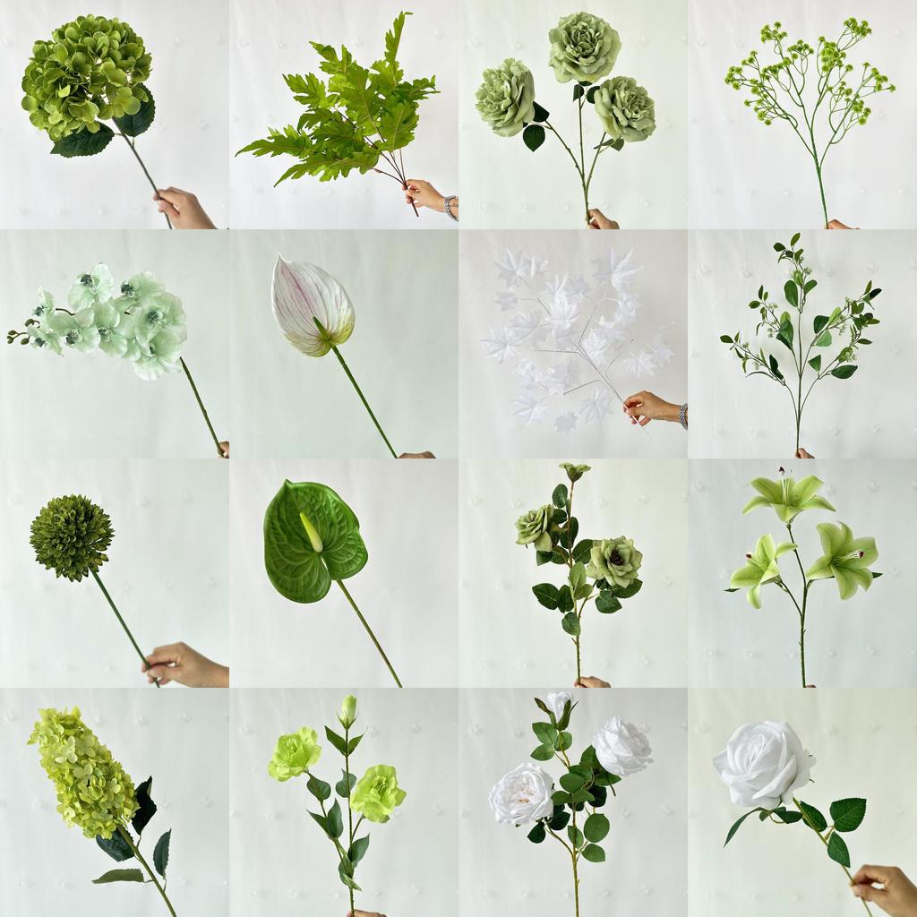 Frozen Elegant Artificial Flower Decor For Home And Photography