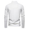 STORN Herr UPF100+ Solskydd Långärmad Skjorta Enfärgad Dragkedja Utomhusskjortor Ståkrage Snabbtorkande T-shirts