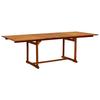 9 Piece Outdoor Dining Set Solid Acacia Wood Table and Textilene Chairs