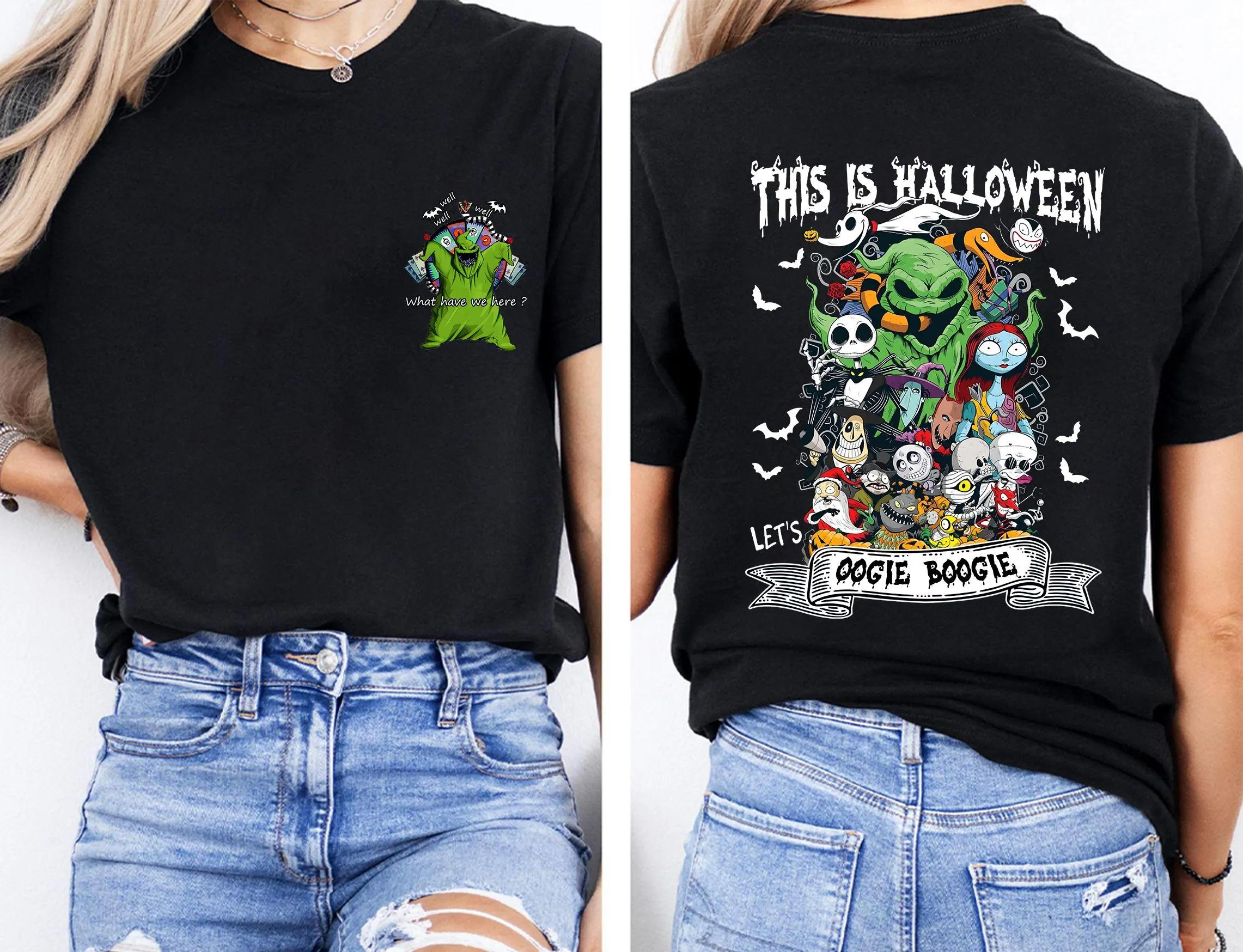 The Nightmare Before Christmas Oogie Boogie Shirt This is Halloween Lets Oogie Boogie TShirt Disneyland Halloween S
