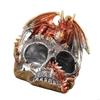 62KD Scary Dragon Skull Sculpture Halloween Decorative Resins Ornament Spices Stand