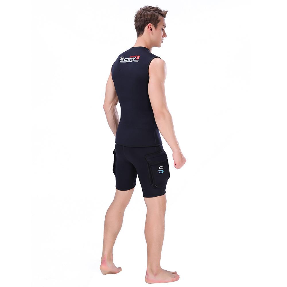 SLINX 3mm Diving Vest: Unisex, Sleeveless, Velvet-Lined Wetsuit for Warmth