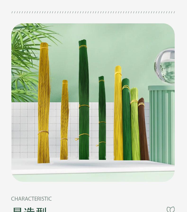 No. 20 Colored Galvanized Wire for Silk Stocking Flowers and Jewelry Crafting