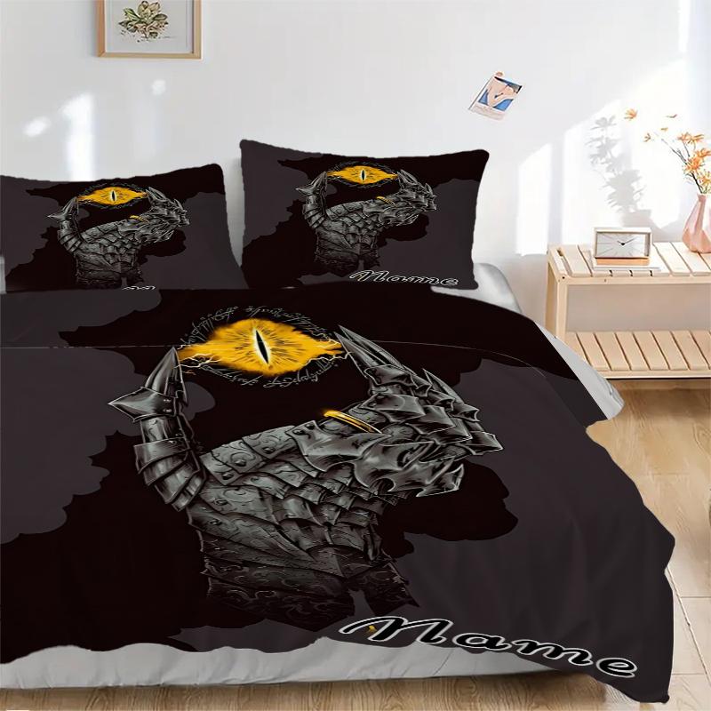Custom Textile Epic Fantasy Bedding 3 Piece Set HD Print Duvet Cover Pillowcases for Teens Adult Bedroom Decoration