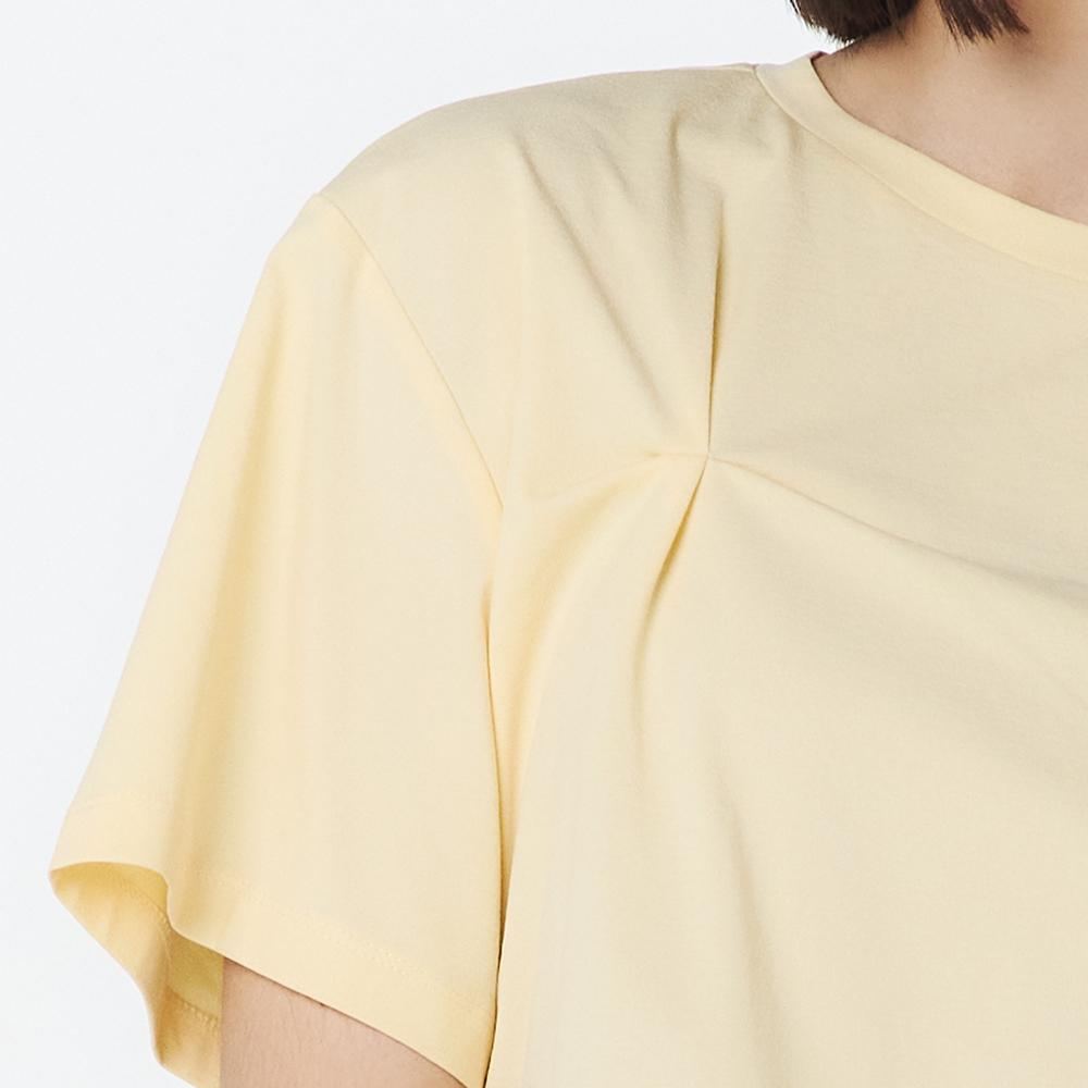 OFFROAD Women'S Polestar Crop T-Shirt (Butter)_5L45314