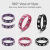 Fashion Spike Bracelet Punk Faux Leather Bracelets Goth Girl Bangle Studded Rock Wristband For Women Men Jewelry