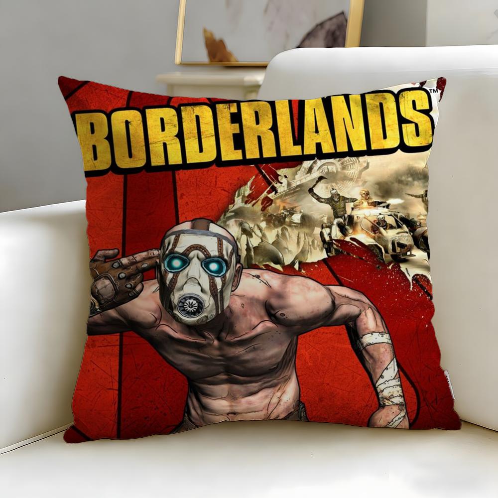 Klassisches Spiel Borderlands Kissenbezug Weich Leicht zu Waschen Kissenhülle Vielseitig für Sofa Bett Reise und Büro