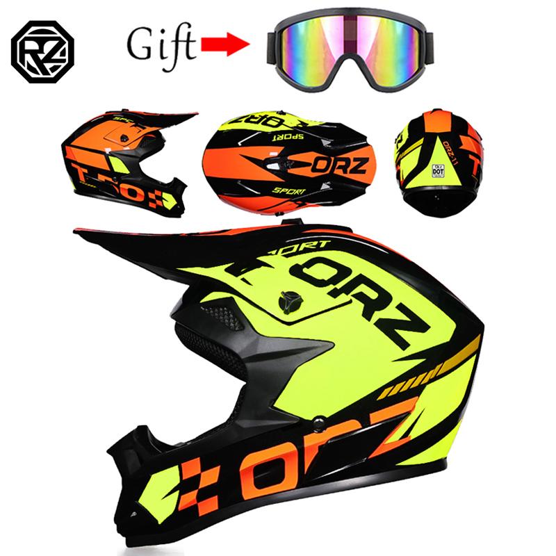 Professional Racing Motocross Helmet Off Road Helmet Motorcycle Off-Road Cartoon Childrenr ATV Motorcycle MTB Helmet