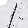FILA Long Warm Hooded Down Jacket Unisex outerwear White FS2DJC4002X-OWH