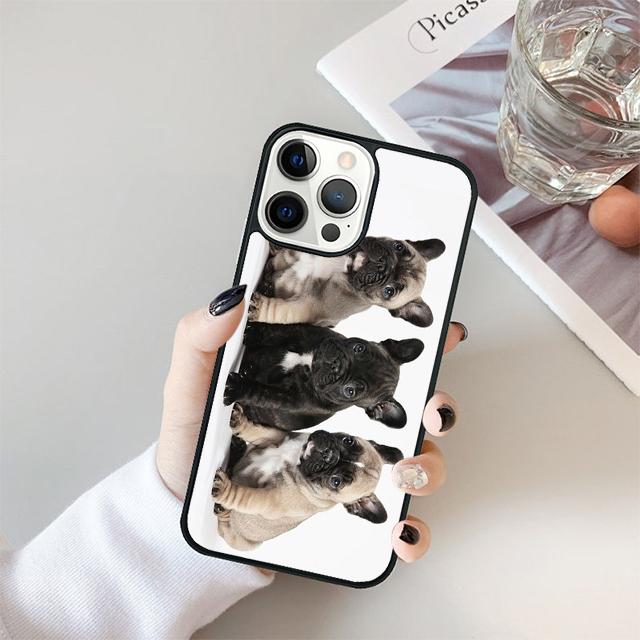 Cute French Bulldog yoga Coque Shell For iPhone 17 Air 15 16 14 13 12 Pro Max 11 Pro Max Plus Phone Case Cover