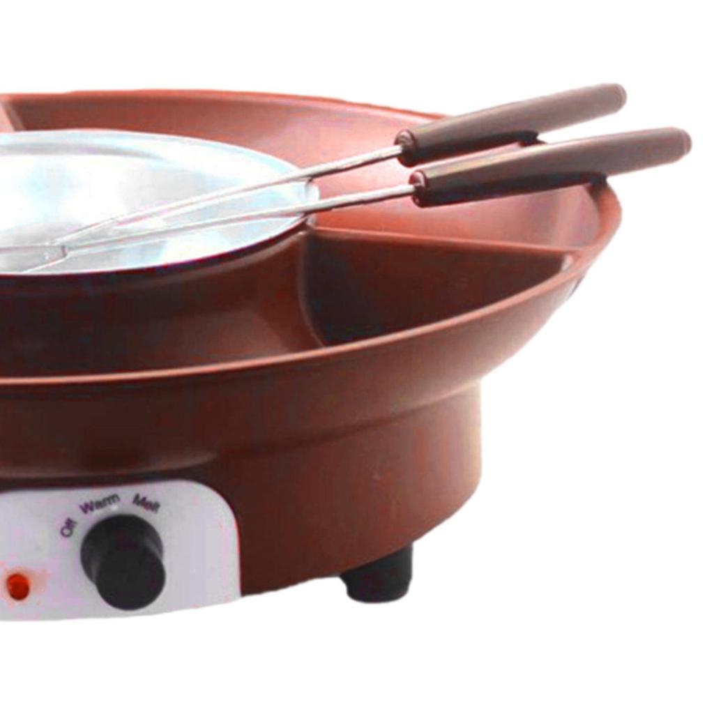 Chocolate Fondue Kits Electric Sets Large Capacity Lightweight Household Multiuse for Camping