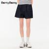 BARRY BANNY Girls' Loose Casual Denim Shorts