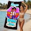 Customizable personalized beach towels Gracies Corner themed designs.Suitable for the beach, yoga, sports;ideal as beach accessories