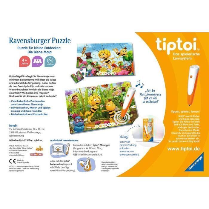 Jeu De Société - TIPTOI - Die Biene Maja - 48 Puzzles - Multicolore - 4 Ans Et Plus